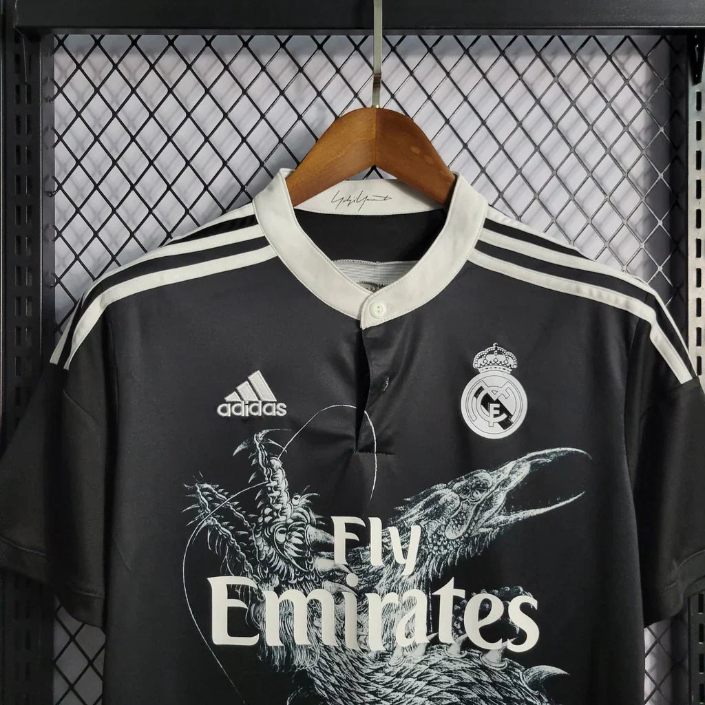 Camisa Retrô Real Madrid III Third 2014/15 Masculino Preto
