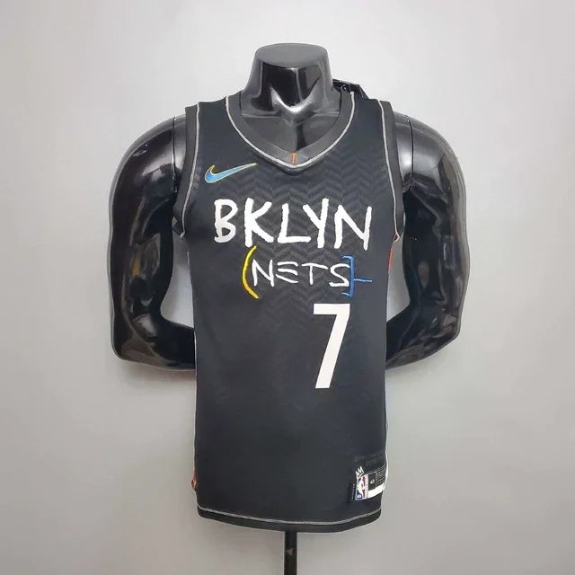 Camisa Regata Brooklyn Nets Preta City Edition - Masculina