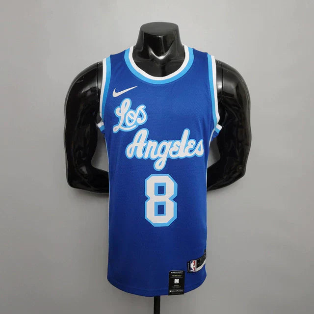 Camisa Regata Los Angeles Lakers Azul e Branca - Masculina
