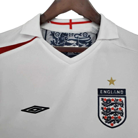 Camisa Retrô Torcedor Masculina Inglaterra 2006