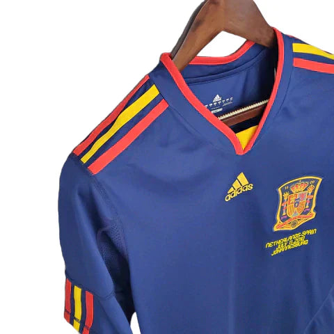 Camisa Retrô Torcedor Masculina Espanha 2010
