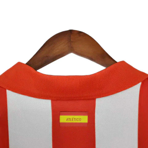 Camisa Atlético de Madrid Retrô 2013/2014 Branca e Vermelha
