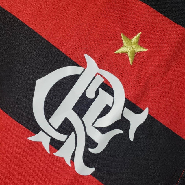 Camisa Retrô Flamengo I Home 2009/10 Vermelho e Preto