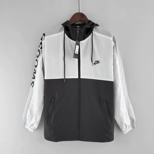 Jaqueta Corta Vento Swoosh - Branco/Preto