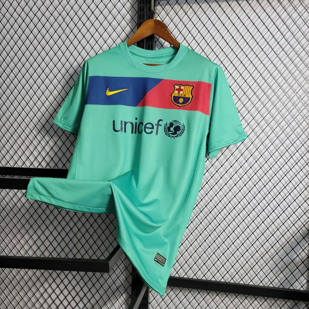 Camisa Barcelona Retrô II 10/11 Masculina Verde