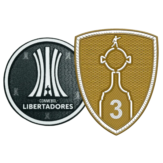 Patches Libertadores (3 Troféus)