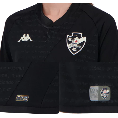 Camisa Vasco III Preta 24/25 - Feminina
