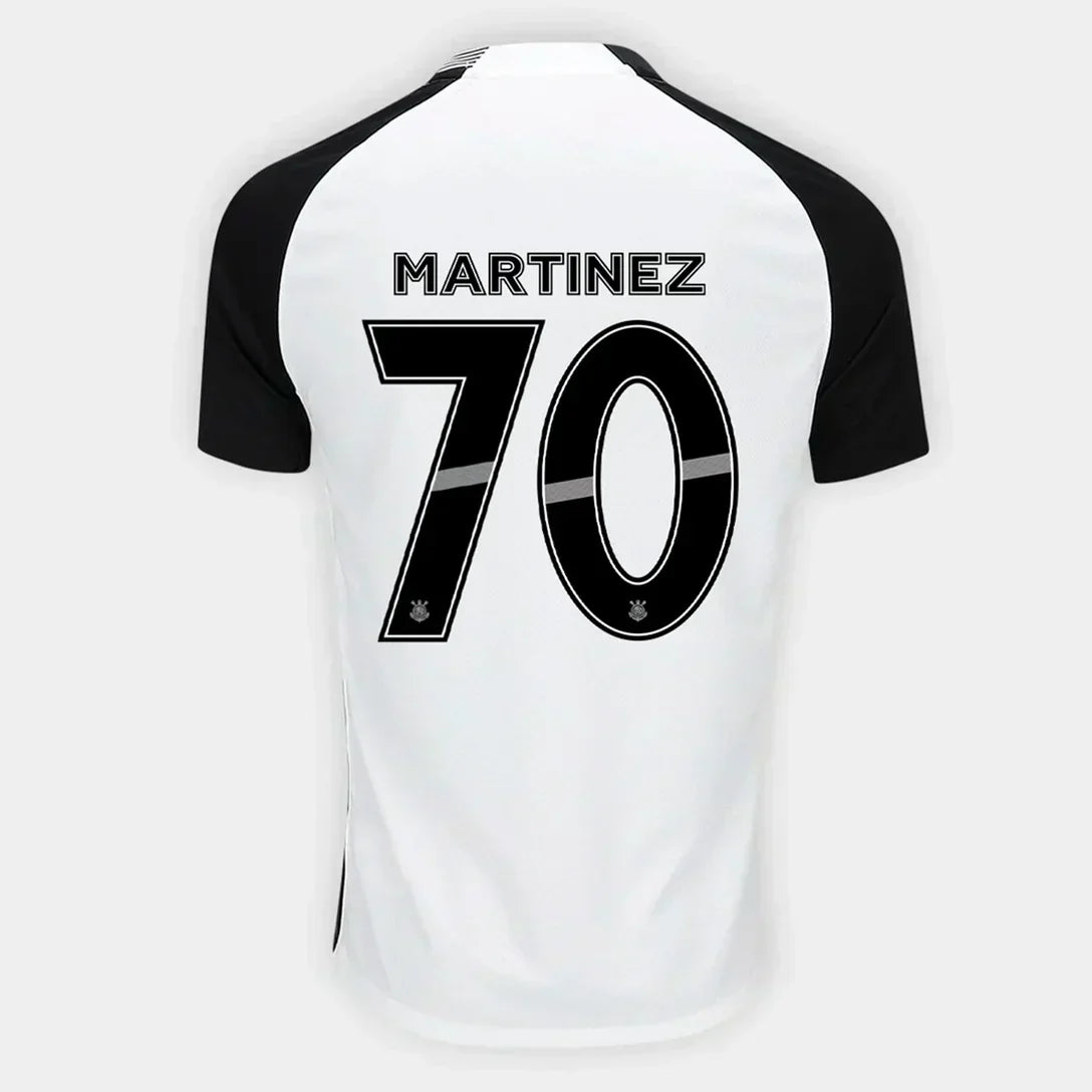 Camisa Torcedor Masculina Corinthians I 2025/2026 J. Martinez