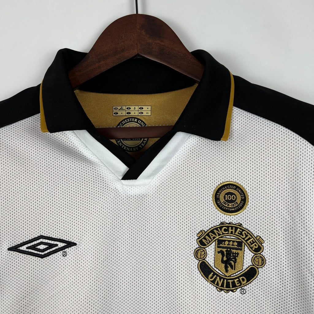 Camisa Retrô Torcedor Masculina Manchester United 2001