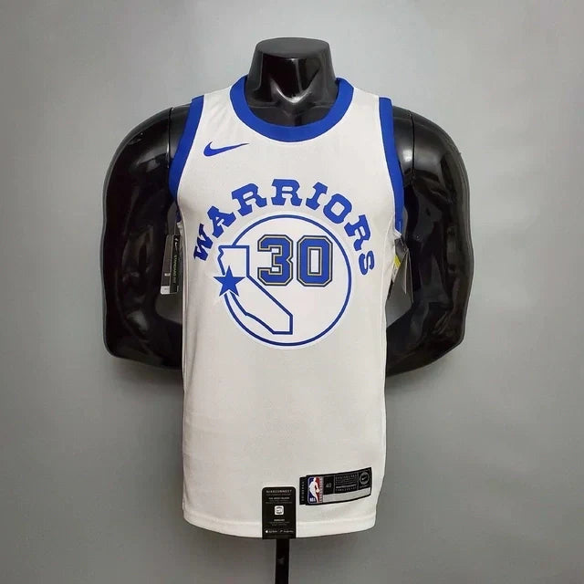Camisa Regata Golden State Warriors Branca e Azul - Masculina