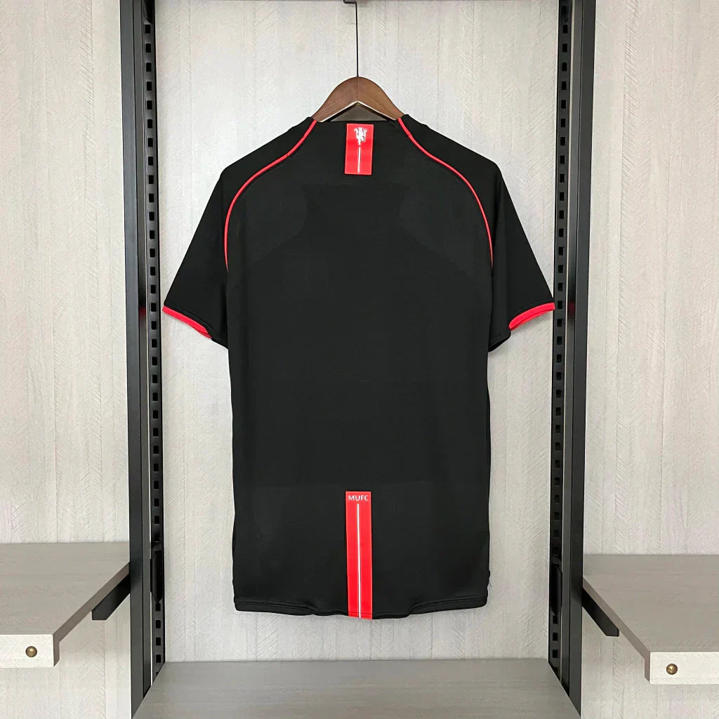 Camisa Retrô Manchester United III Third 2007/08 Masculino Preta