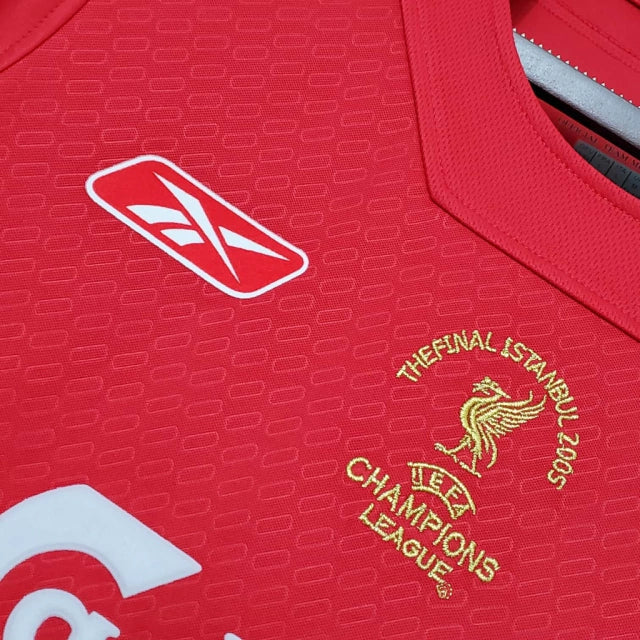 Camisa Retrô Torcedor Masculina Liverpool 2005
