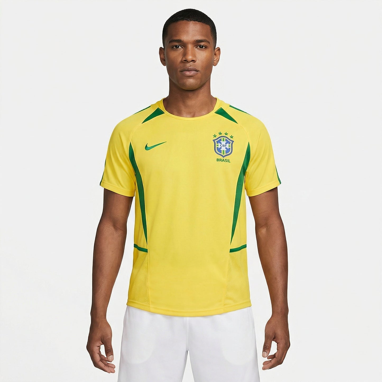 Camisa Retrô Torcedor Masculina Brasil 2002