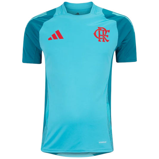 Camisa Flamengo Treino 2025 Azul Claro