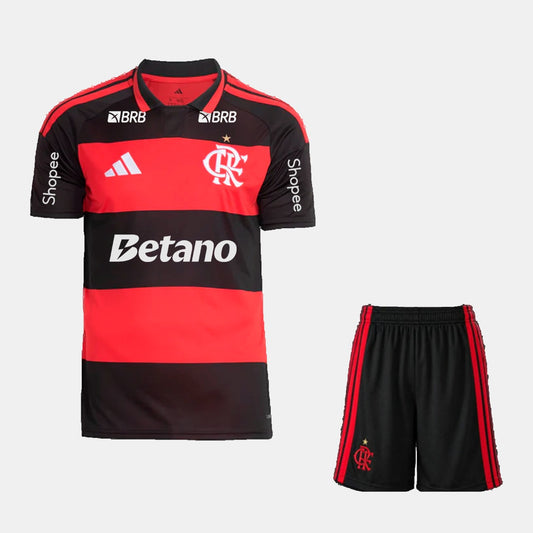 Kit Flamengo I 26/27 Com Patrocínios - Camisa + Short