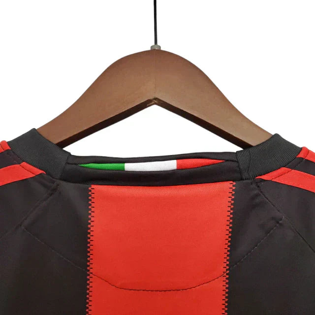 Camisa Milan Retrô 2010/2011 Vermelha e Preta
