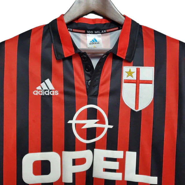 Camisa Retrô Torcedor Masculina Milan 1999