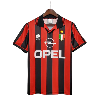 Camisa Retrô Torcedor Masculina Milan 1996