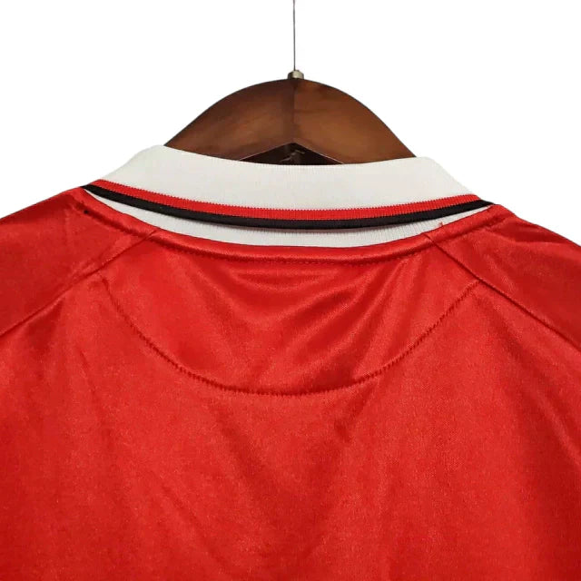 Camisa Retrô Manchester United 1999/2000 Masculino Vermelha