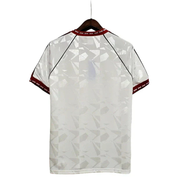 Camisa Manchester United Retrô 1991 Branca