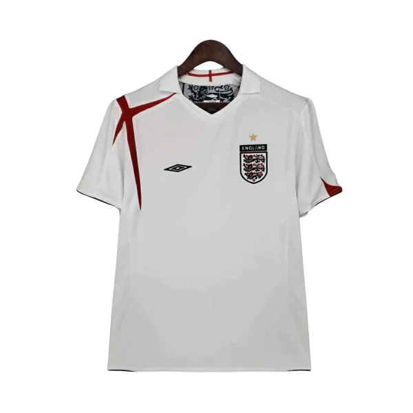 Camisa Retrô Torcedor Masculina Inglaterra 2006
