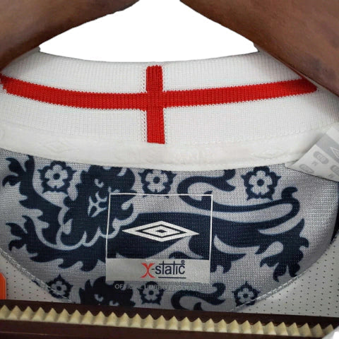 Camisa Retrô Torcedor Masculina Inglaterra 2006