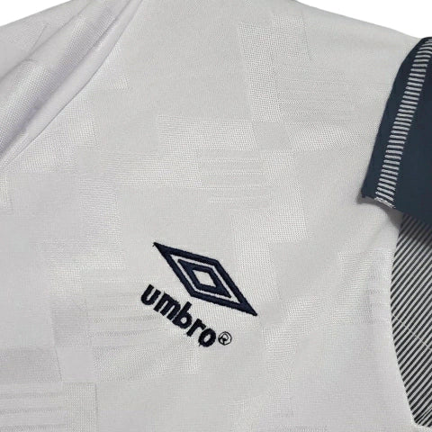 Camisa Retrô Torcedor Masculina Inglaterra 1990