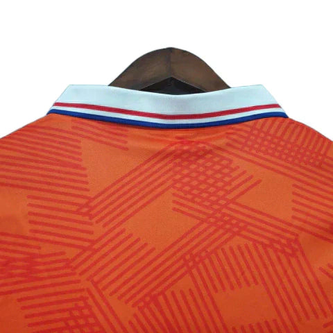 Camisa Retrô Torcedor Masculina Holanda 1991