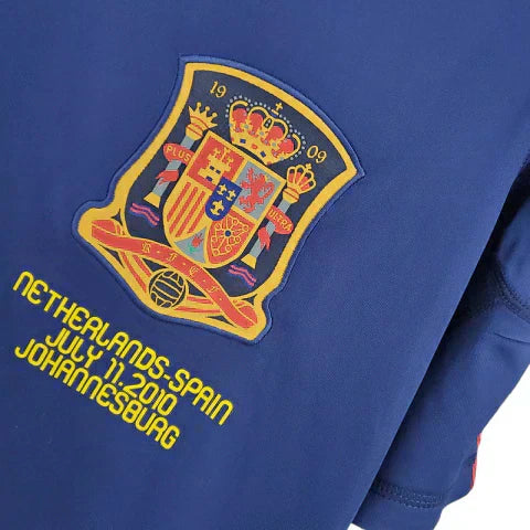 Camisa Retrô Torcedor Masculina Espanha 2010