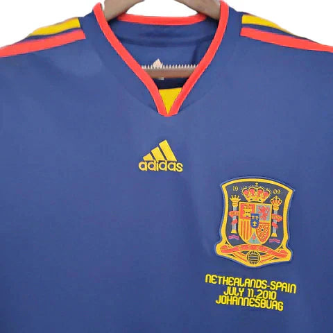 Camisa Retrô Torcedor Masculina Espanha 2010
