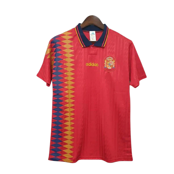 Camisa Retrô Torcedor Masculina Espanha 1994