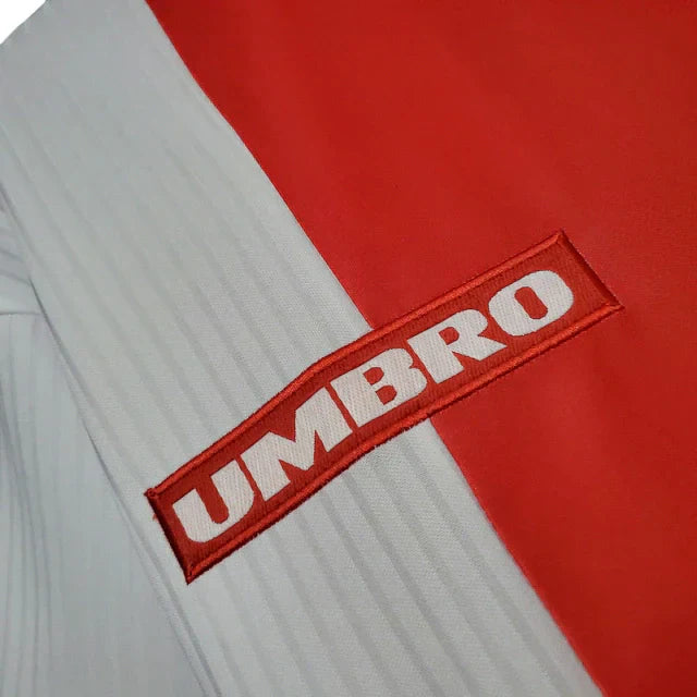 Camisa Ajax Retrô 1997/1998 Vermelha e Branca