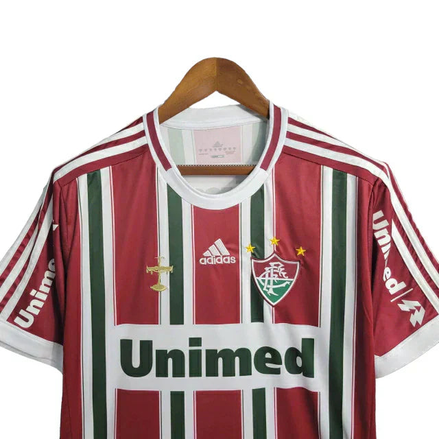 Camisa Fluminense I 2012 Retro Masculina - Tricolor Unimed